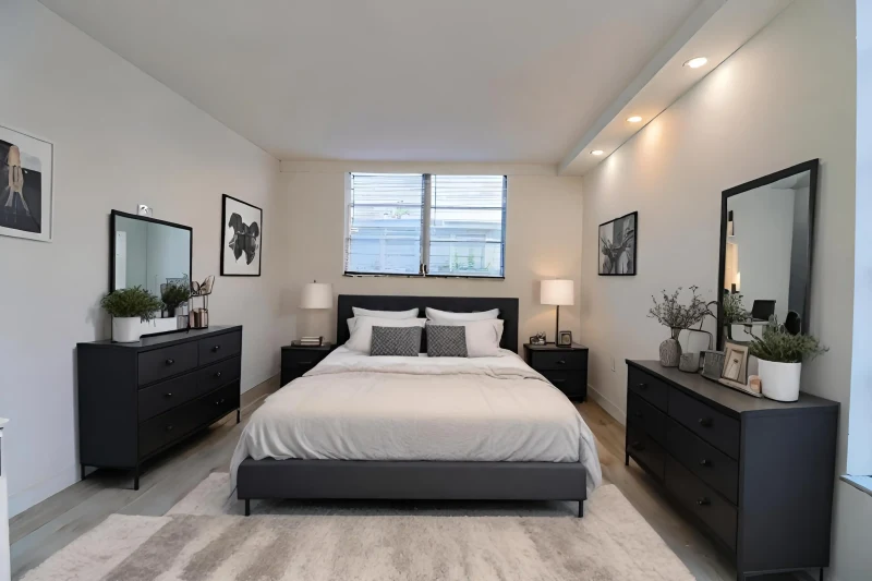 Luxury room with white furniture