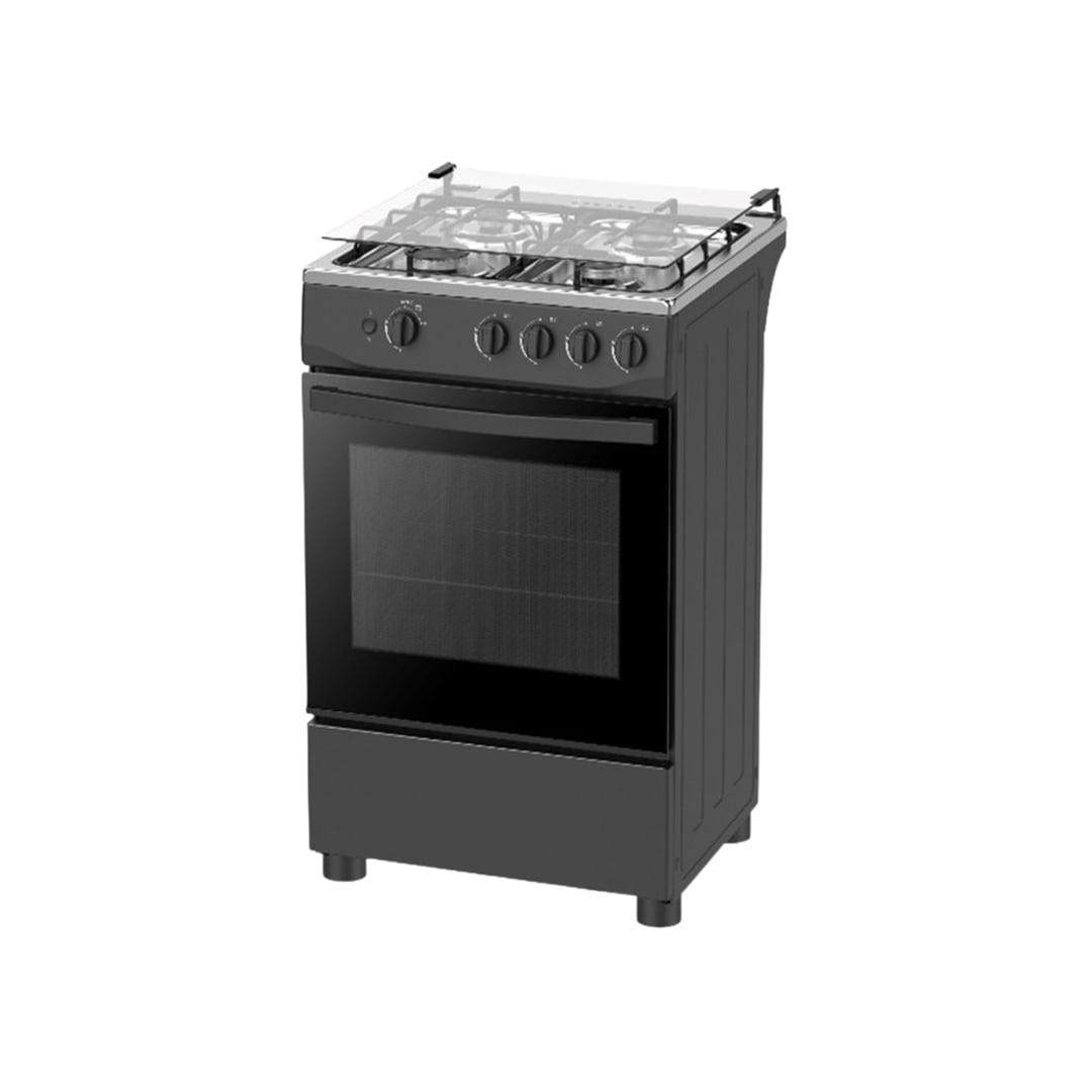 Maxi 60x60cm 4-Burner Standing Gas Cooker with Oven, Stainless (MAXIST60MG4G088)