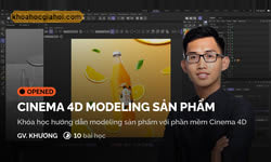 Khoá Học Cinema4d Modeling Sản Phẩm Digiart Academy