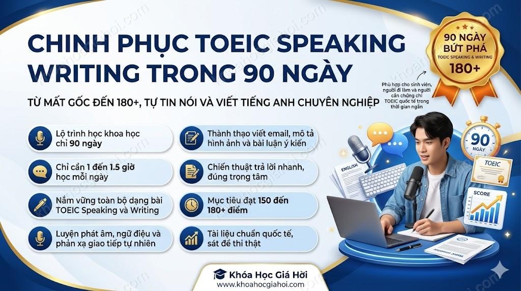 Chinh Phục Toeic Speaking Writing Trong 90 Ngày