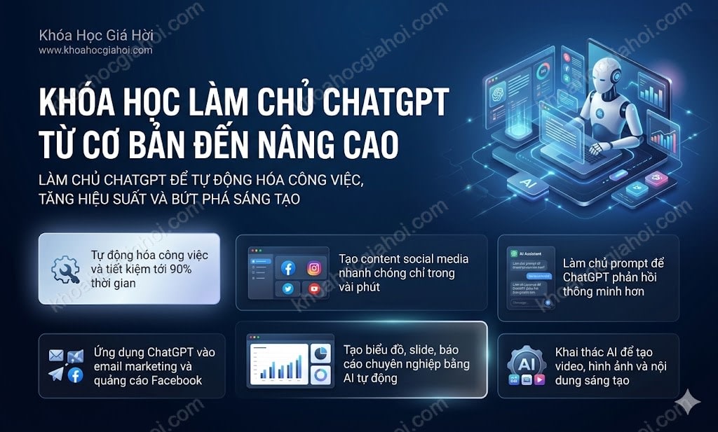 Khóa Học Làm Chủ Chatgpt Từ Cơ Bản Đến Nâng Cao