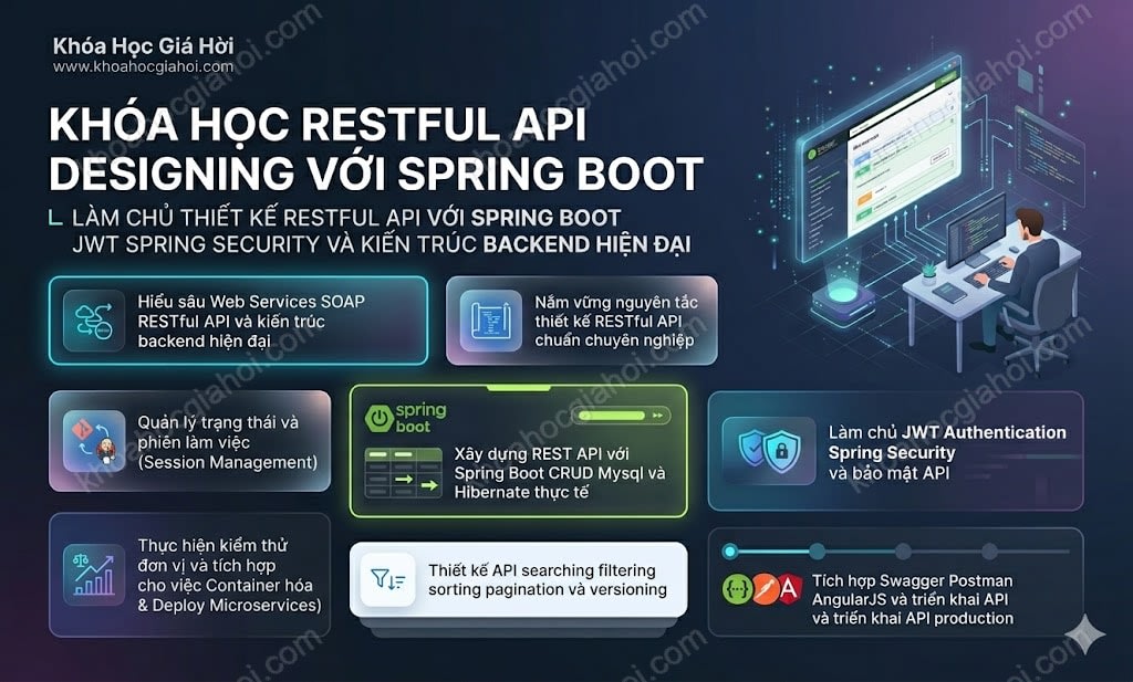 Khóa Học RESTful API Designing Với Spring Boot