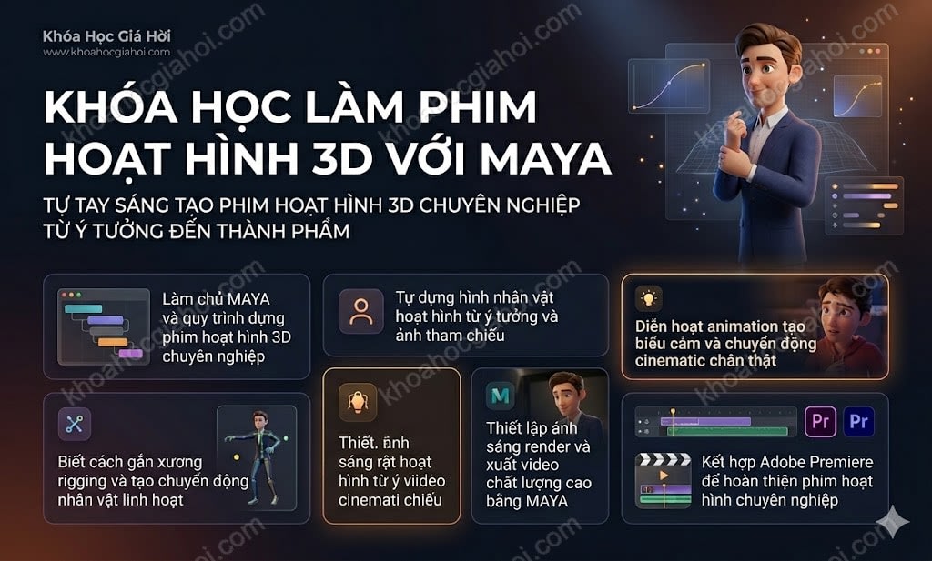 Khóa Học Làm Phim Hoạt Hình 3d Với Maya
