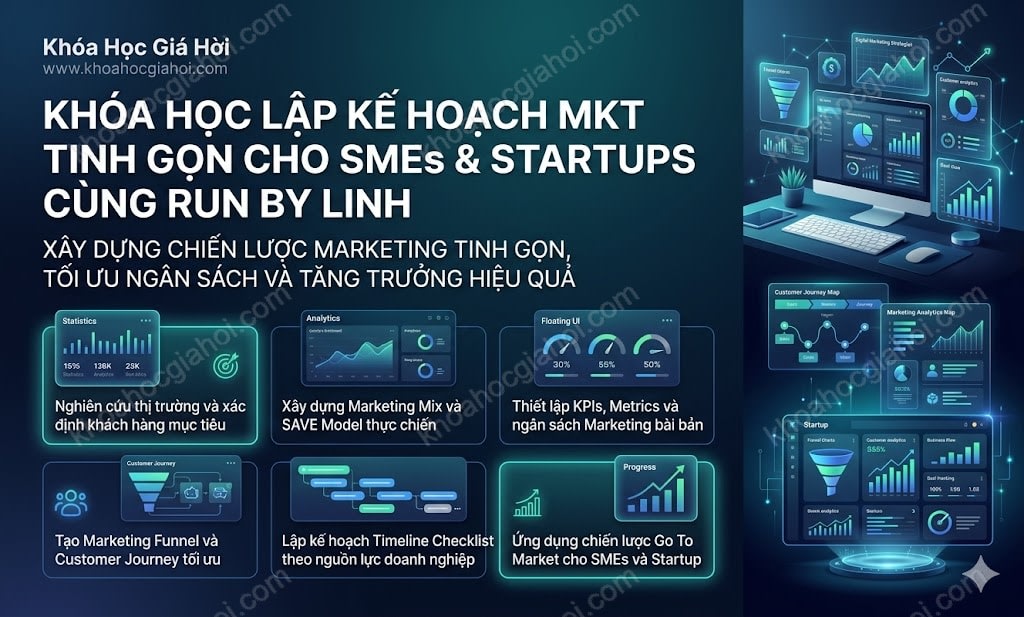 Khóa Học Lập Kế Hoạch Mkt Tinh Gọn Cho Smes & Startups Cùng Run By Linh