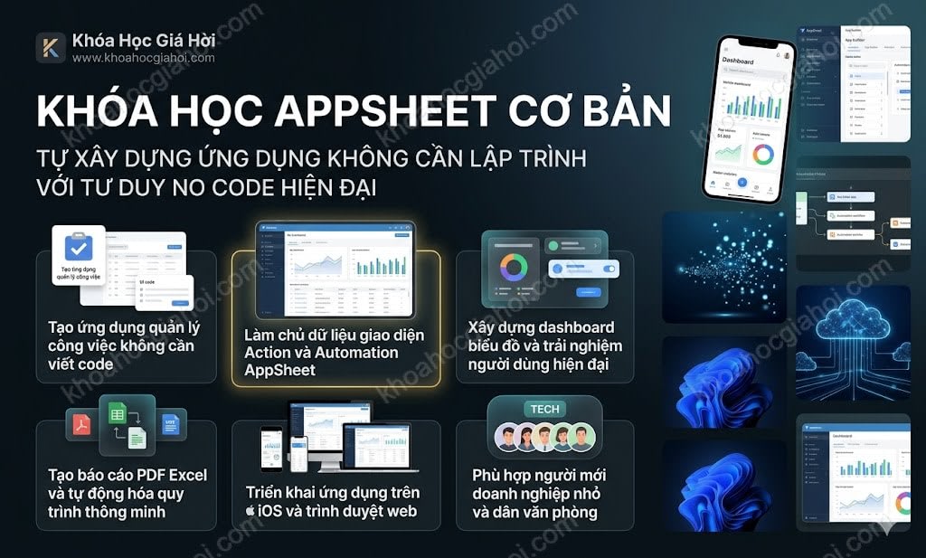 Khóa Học Appsheet Cơ Bản