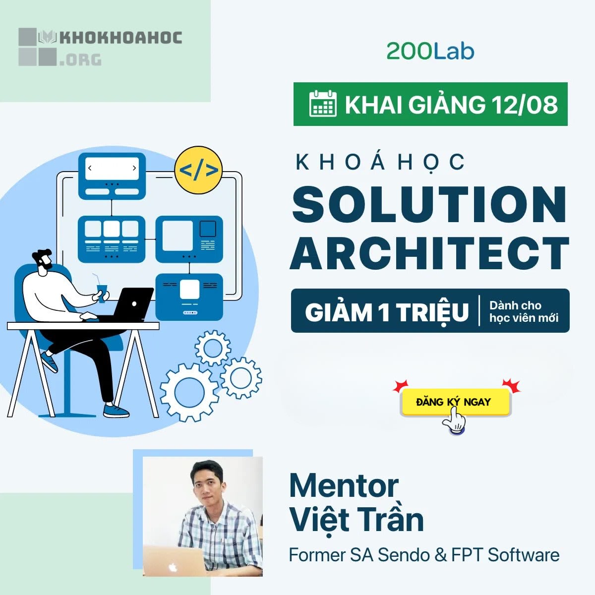 Share Khóa Học Solution Architect: Thiết Kế Hệ Thống Microservice With DDD Cùng 200Lab