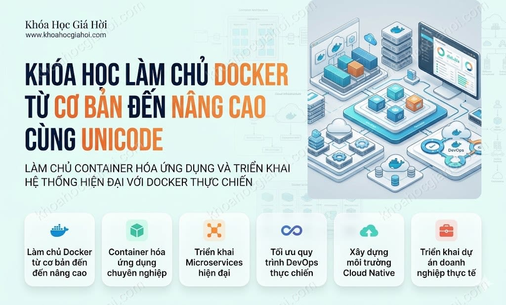 Khóa Học Làm Chủ Docker Từ Cơ Bản Đến Nâng Cao Cùng Unicode