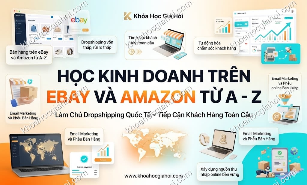 Học Kinh Doanh Trên Ebay Và Amazon Từ A - Z
