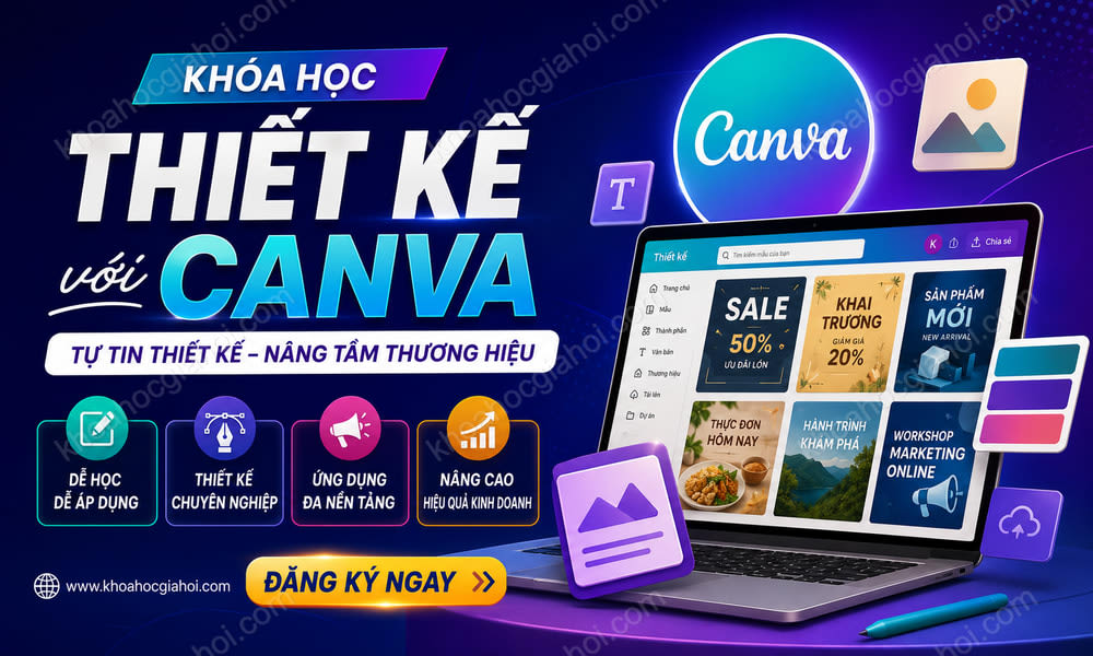 Khóa Học Thiết Kế Với Canva