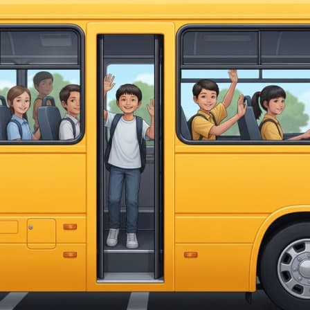 Illustration for 公交车