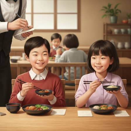Illustration for 点菜