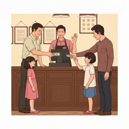 Illustration for 买单