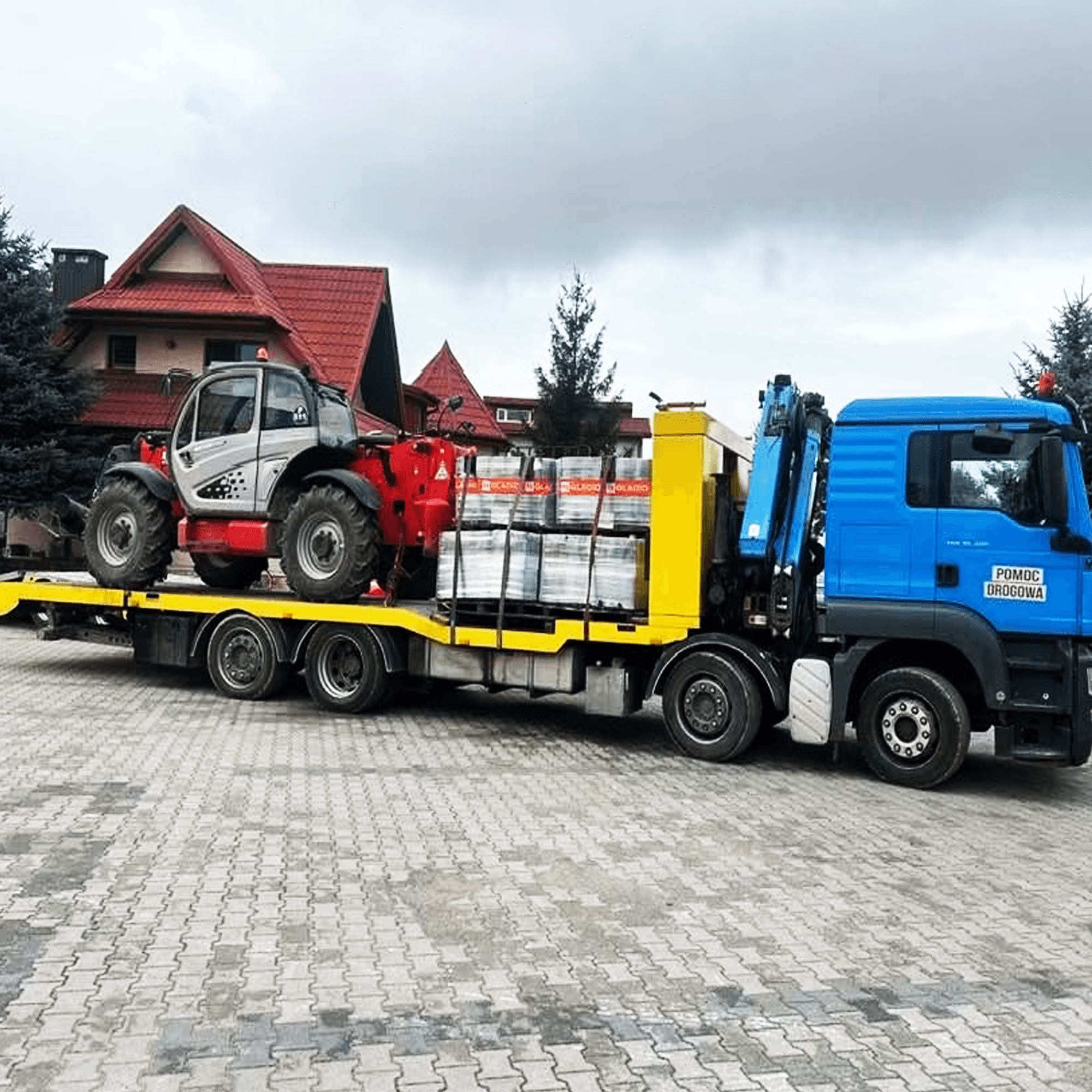 Pomoc drogowa platforma hydrauliczna MAN 32.400 TGS – widok 2