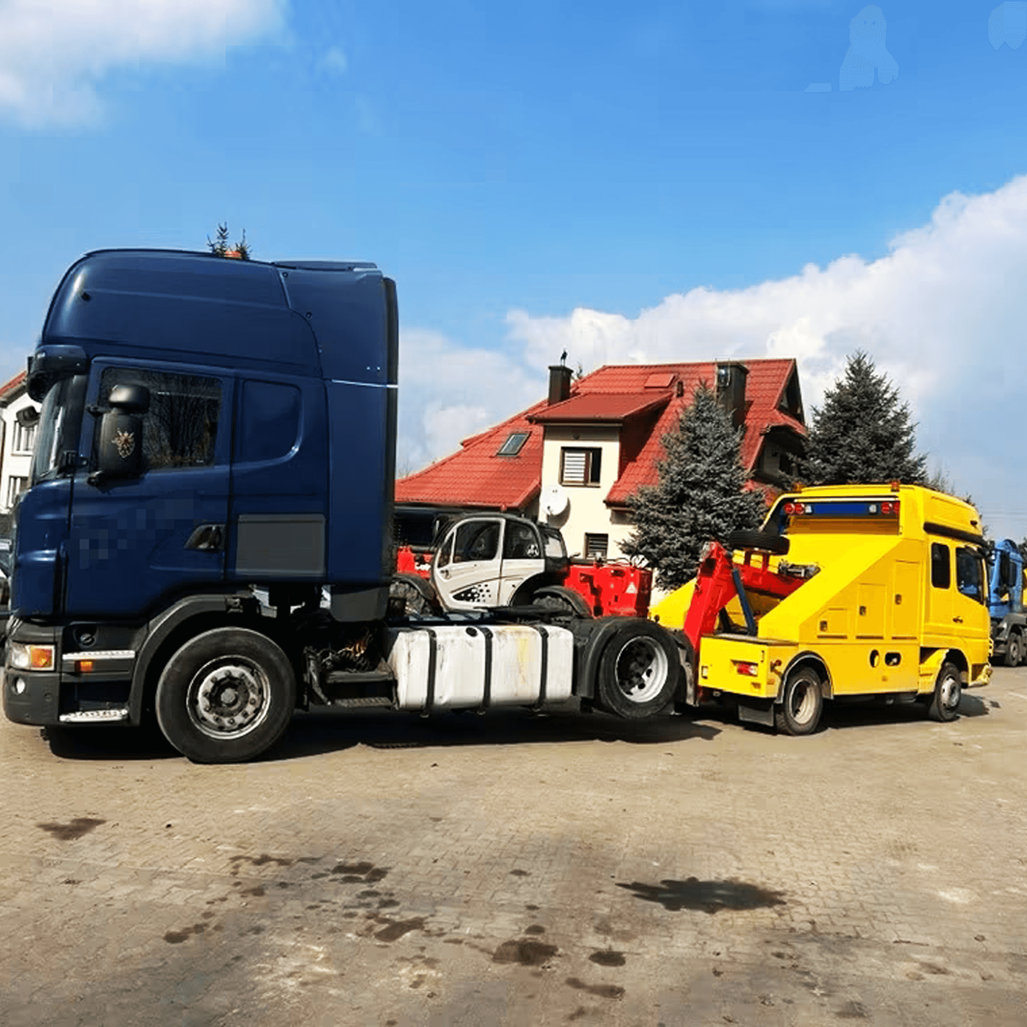 Pomoc drogowa Mercedes-Benz Atego do holowania busów – widok 6