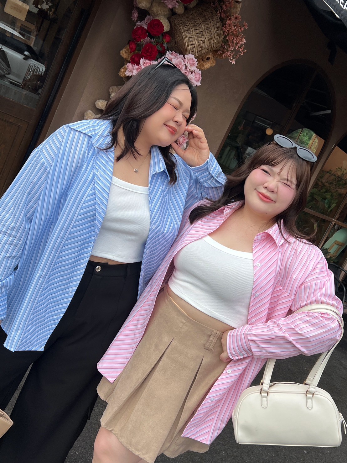 เสื้อสาวอวบออกงาน