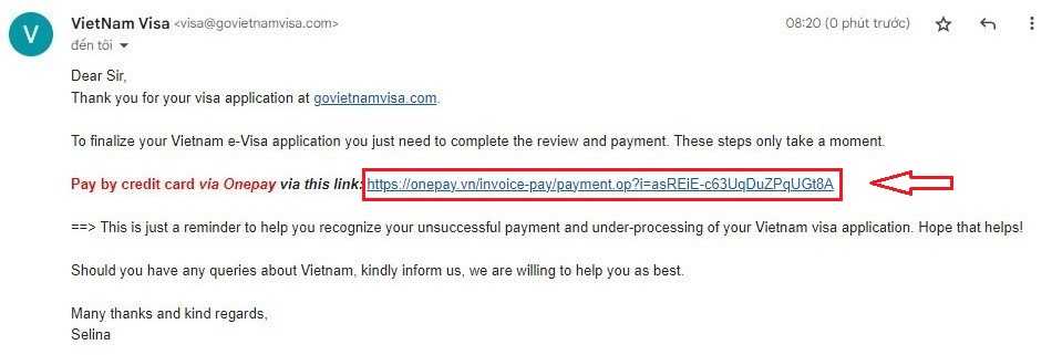 Govietnamvisa.com - How to make payment with Onepay 1