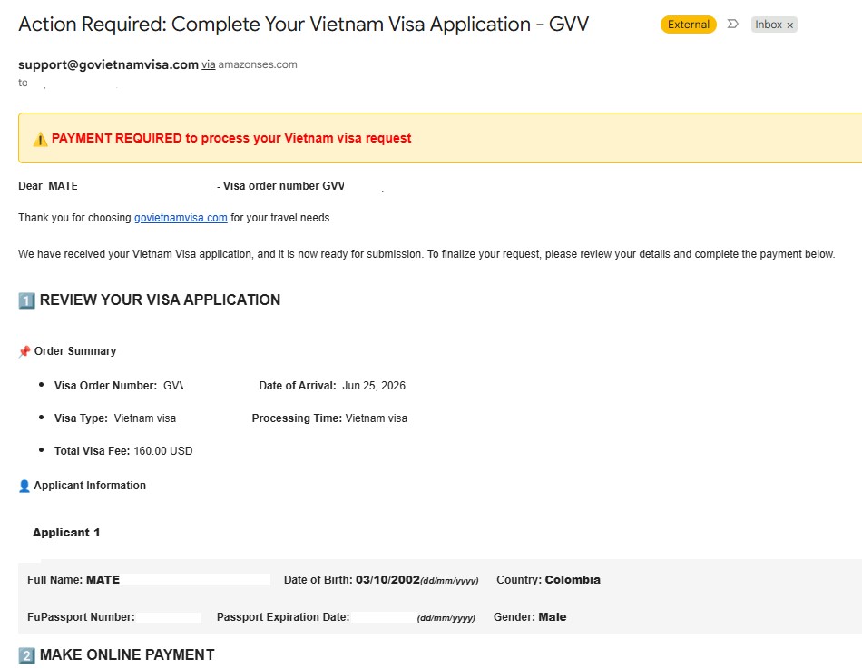 Govietnamvisa Payment Gateways - OnePay and Tazapay