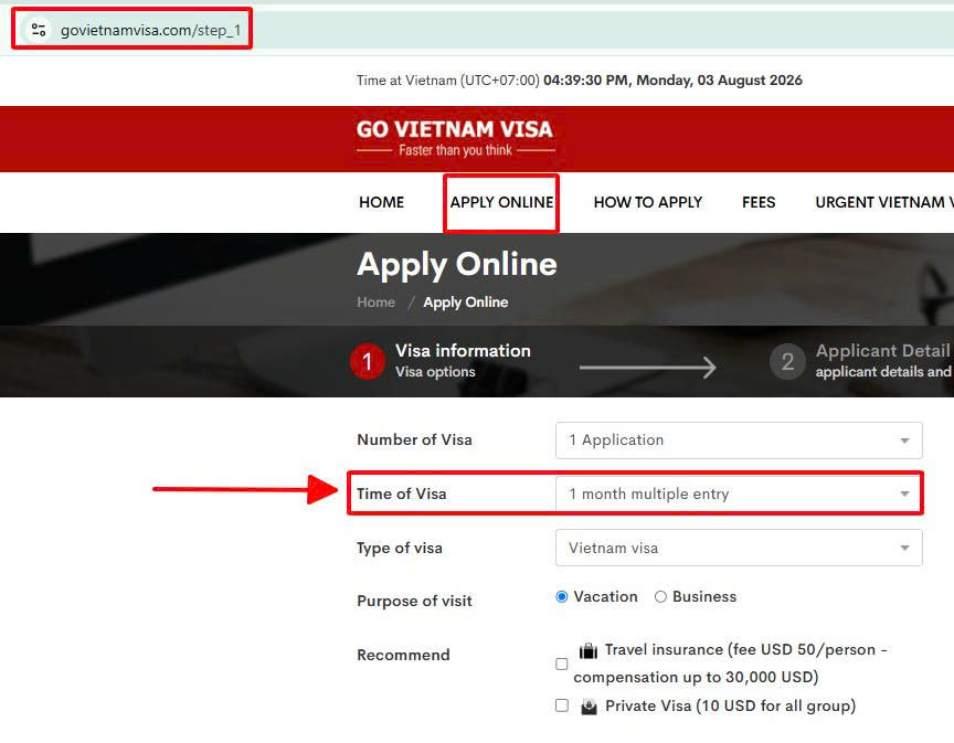 Vietnam 1-month multiple-entry visa guide