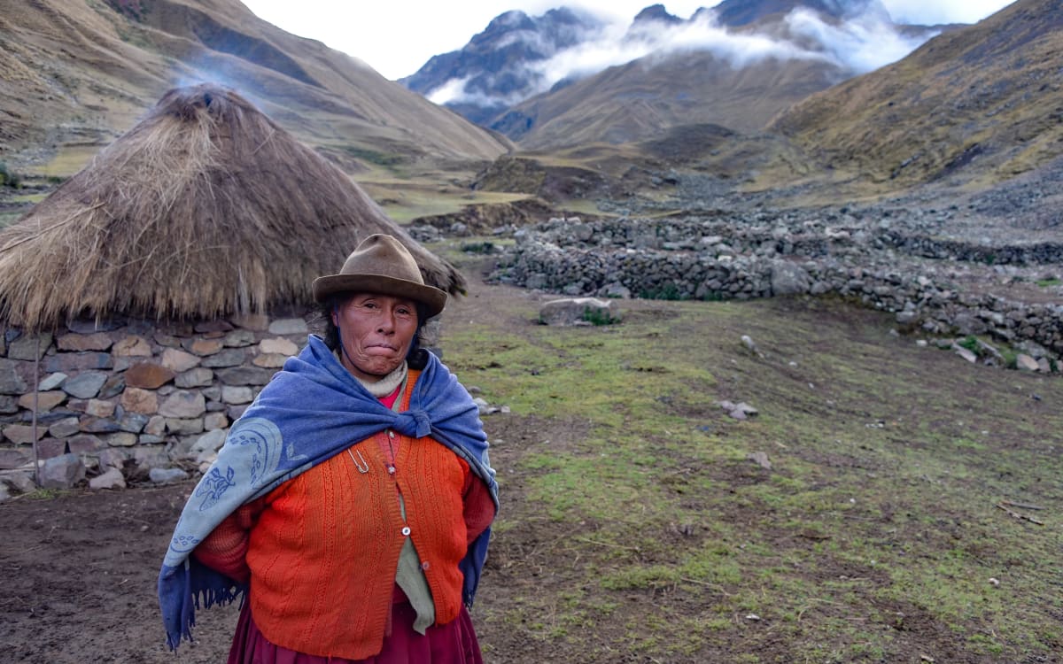 A Quechua community on a Cusco trek