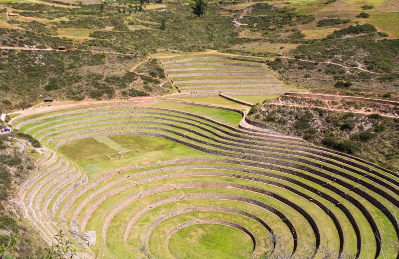 Stone and terrace country near Pisac and Moray