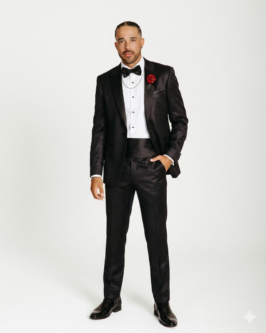 Gray in Tux