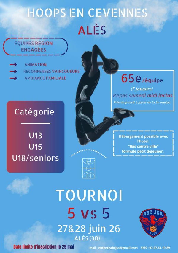Flyer Hoops en Cévennes