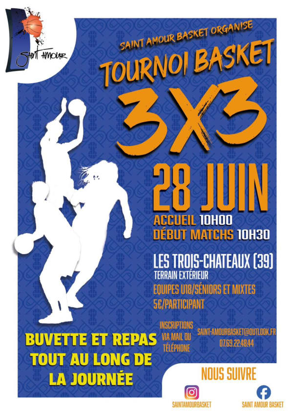 Flyer Tournoi Basket 3x3