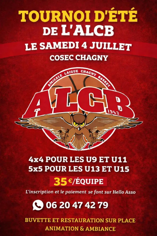 Flyer Tournoi d'été ALCB