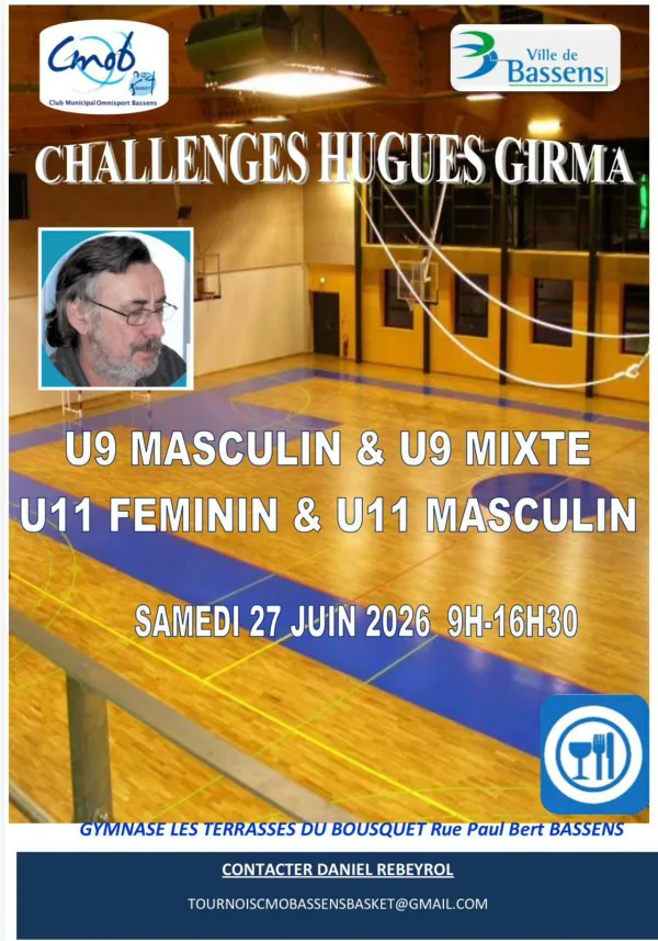 Flyer Tournoi de fin de saison CMO Bassens U9 - U11