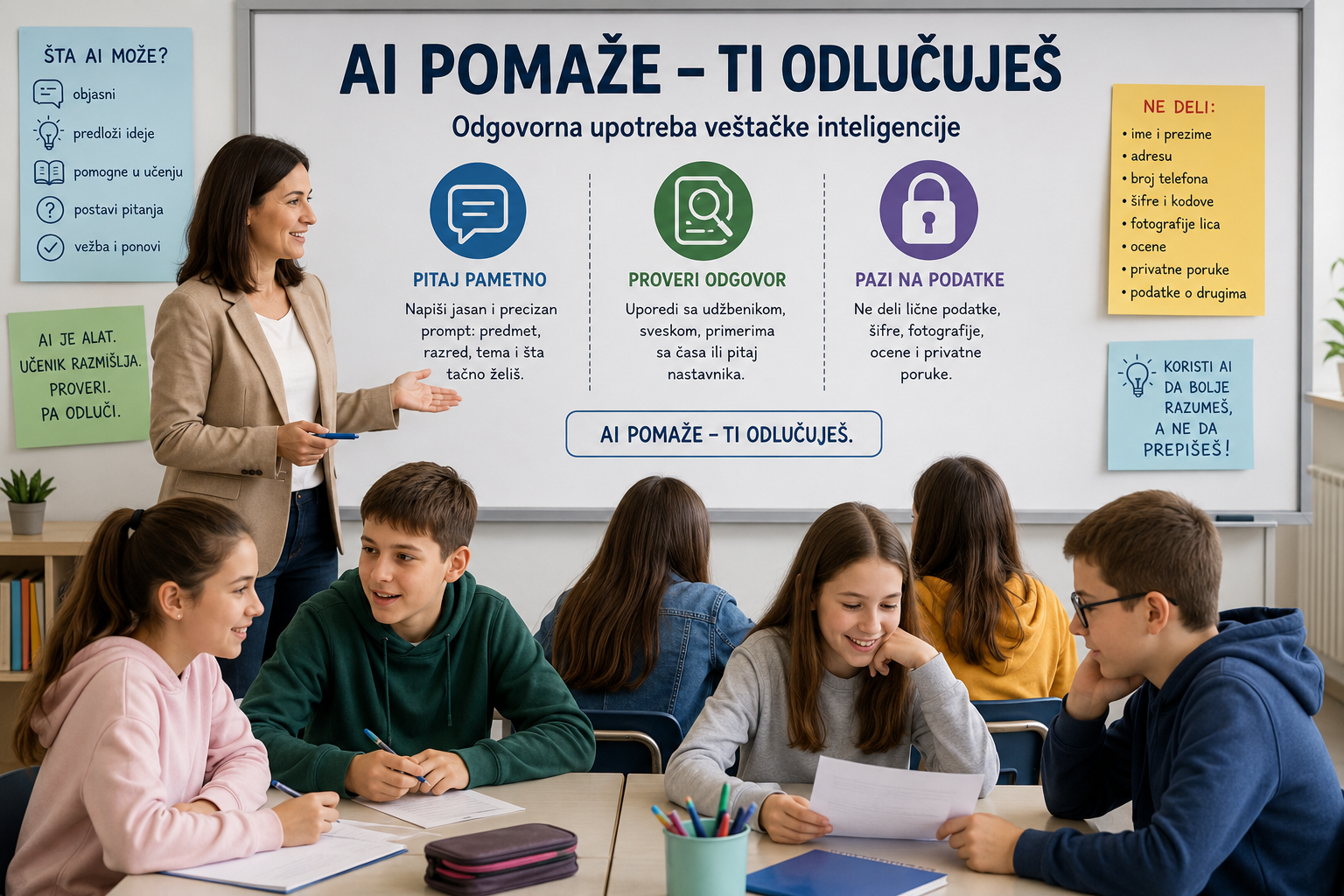 Scenario časa: Odgovorna upotreba veštačke inteligencije