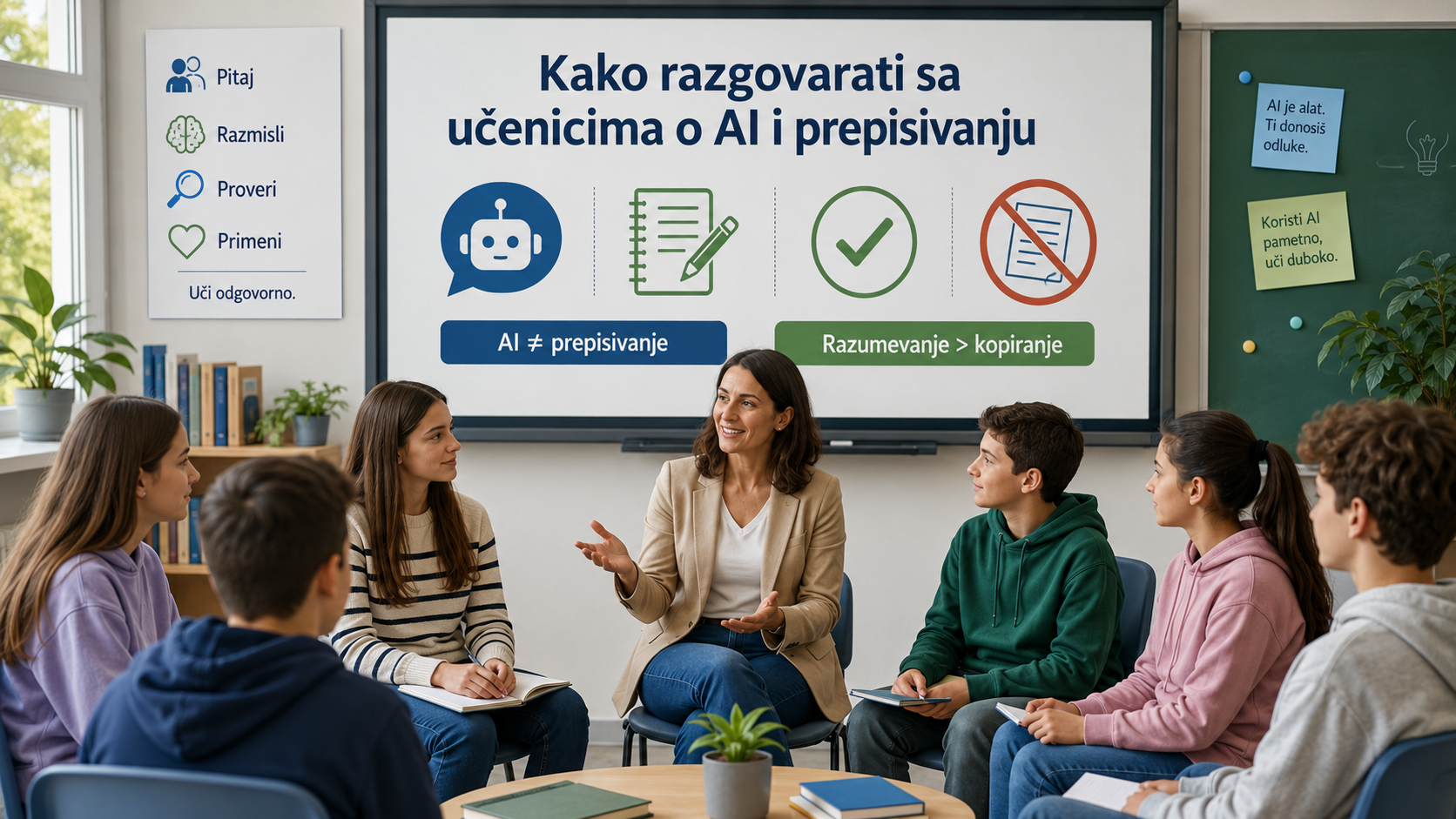 Kako razgovarati sa učenicima o AI i prepisivanju