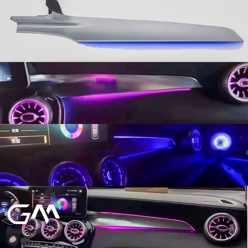 Mercedes Dashboard Trim with Ambient Lighting