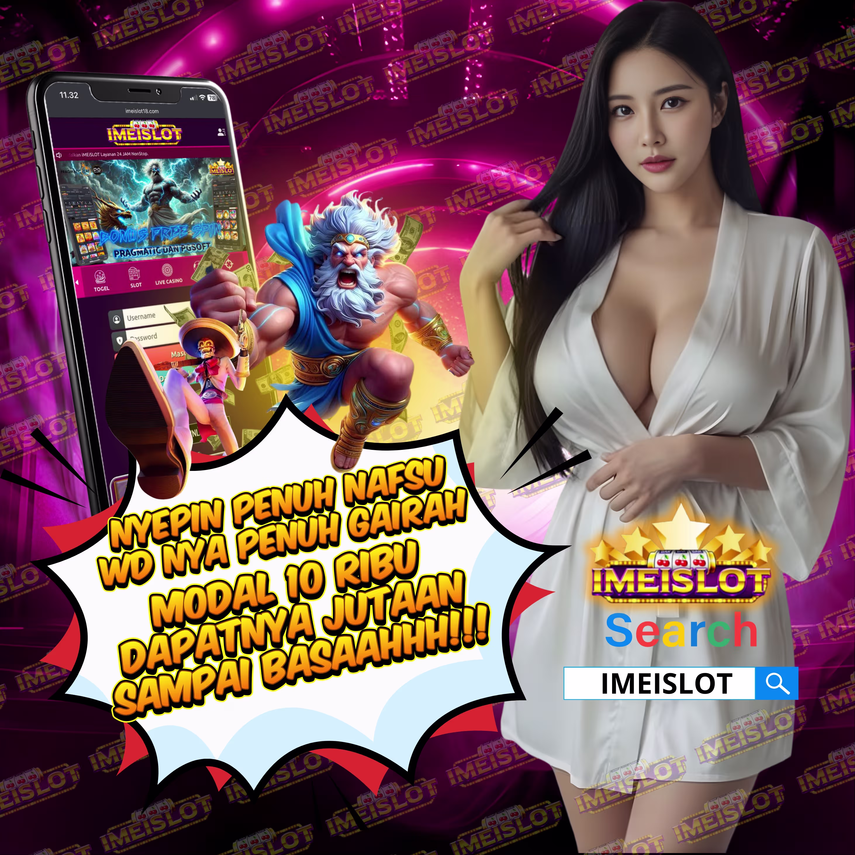 Banner IMEISLOT Platform Game Online Terpercaya 2026