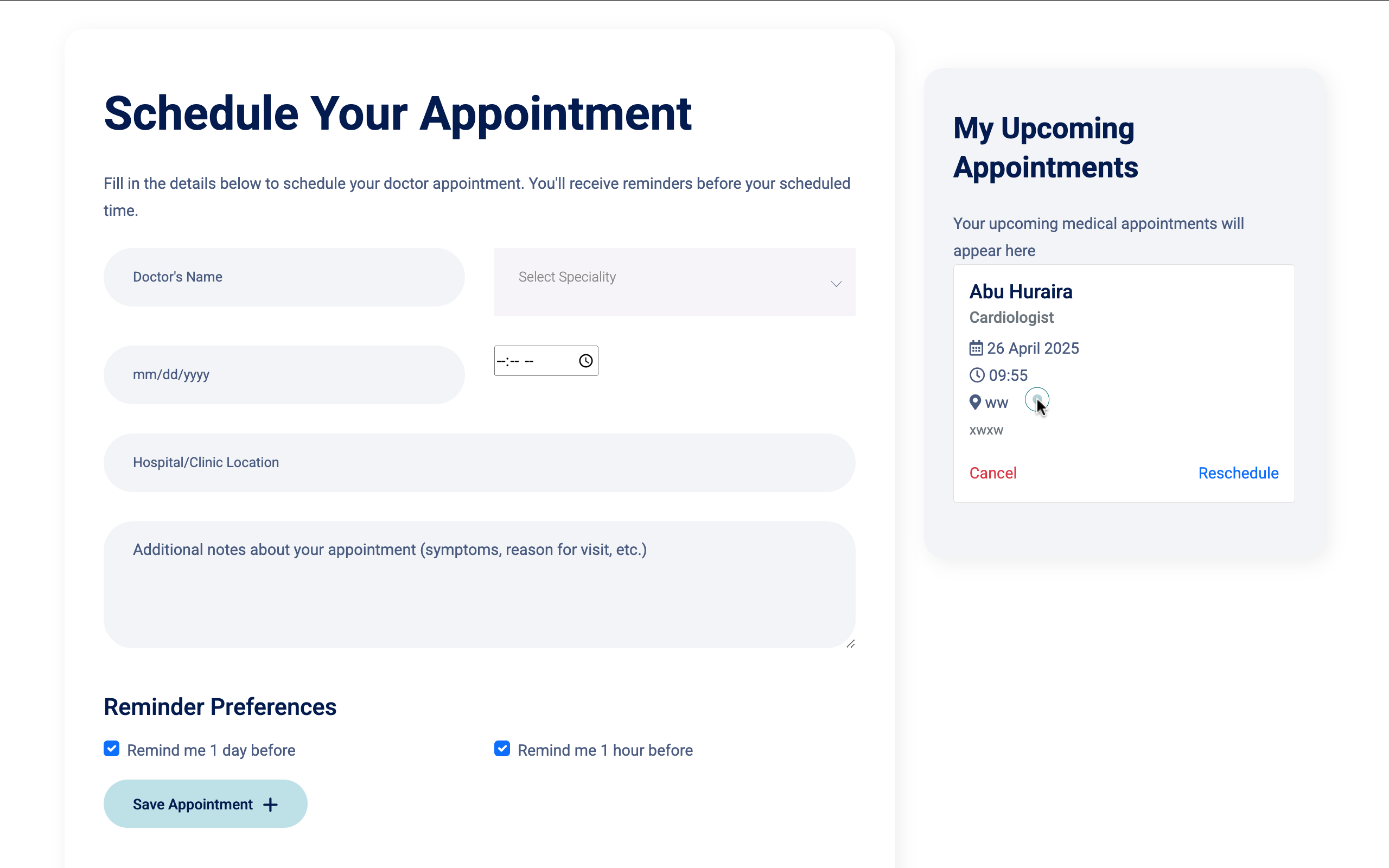 Appointment Scheduling