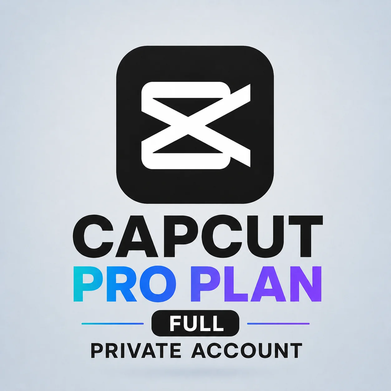 CapCut Pro Plan – 1 Month (Full Private Account)