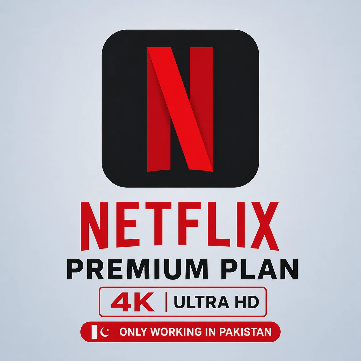 Netflix Premium 4K Plan – 1 Screen Private Profile