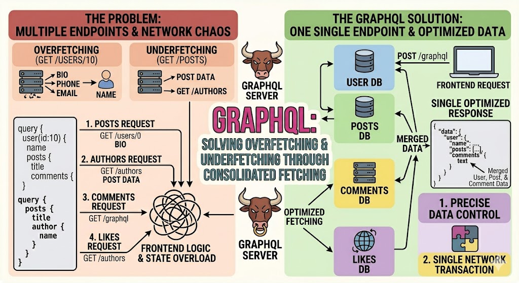 The Problem vs. The GraphQL Solution