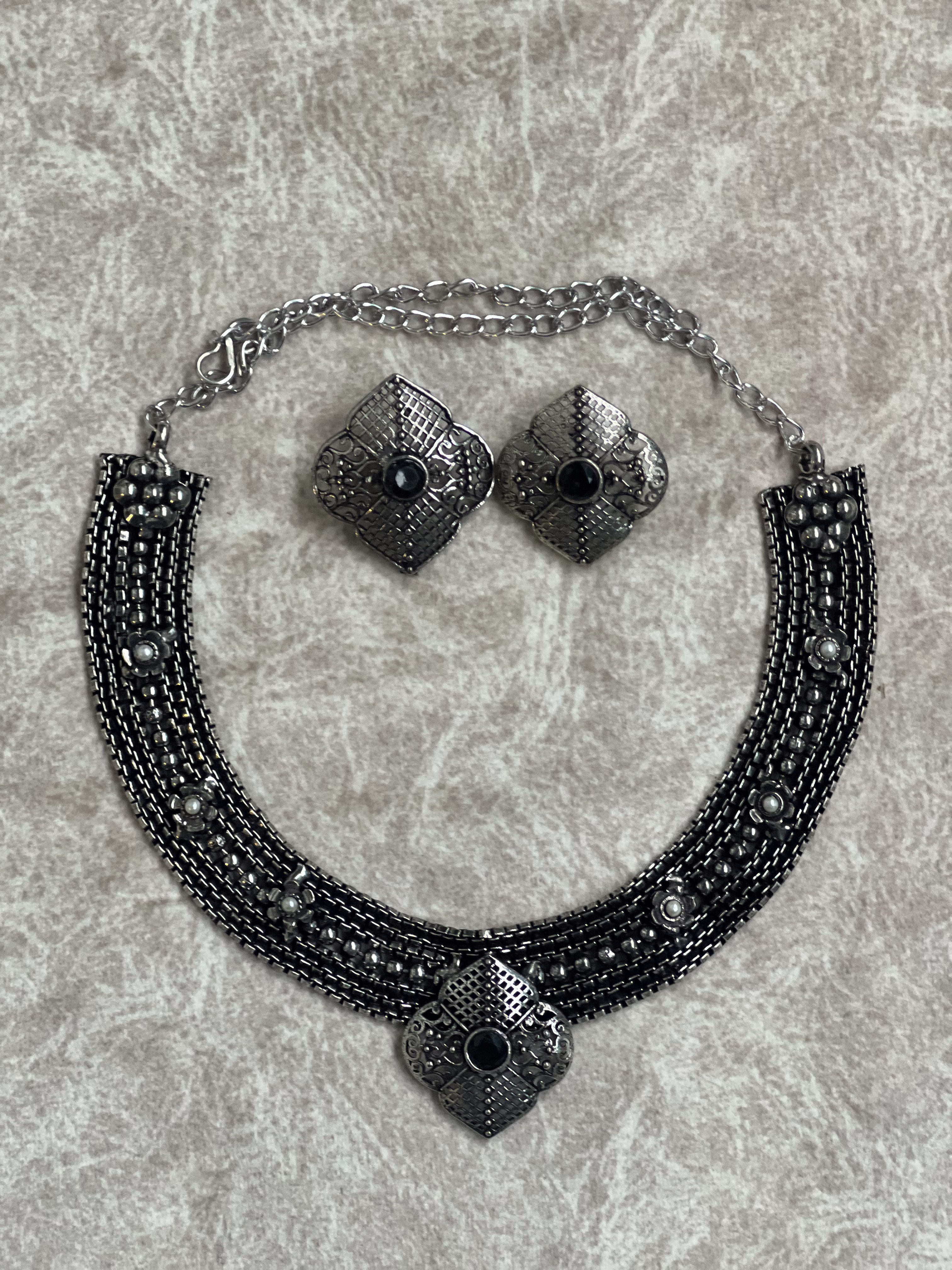 Naazira Oxidized Tribal Set