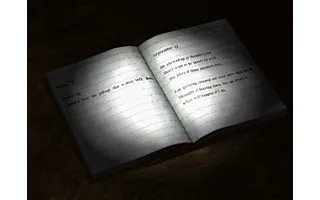 Silent Hill Notes Diary in Indian Runner store