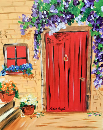 SipNpaint - Red Door