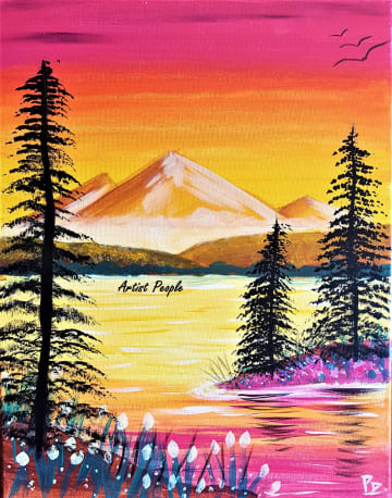Sip n paint -Wander with me