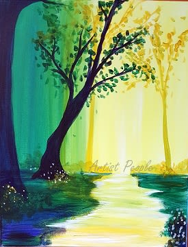 Sip n Paint - Tranquil Torrent