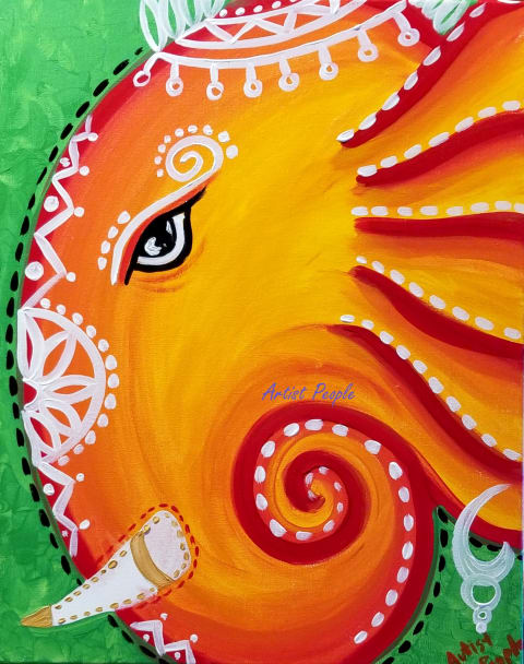Sip n Paint - Ganesha
