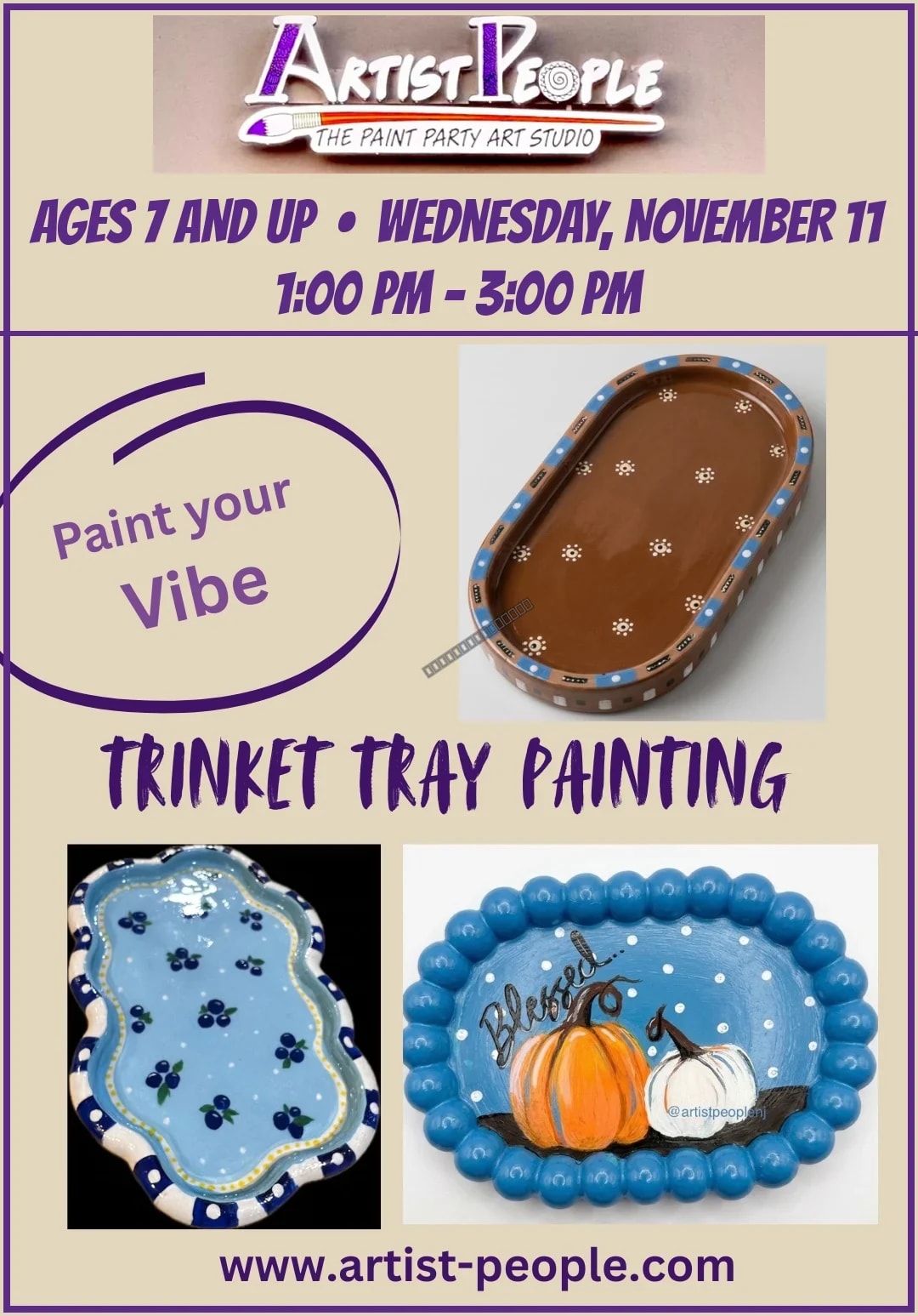 Trinket Tray Workshop