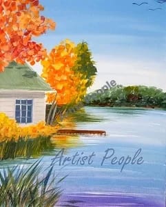 Sip n Paint - Lakeside Fall