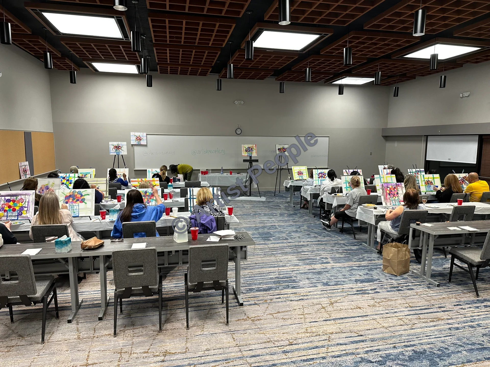 NJ Municipal Court Staff paint event
