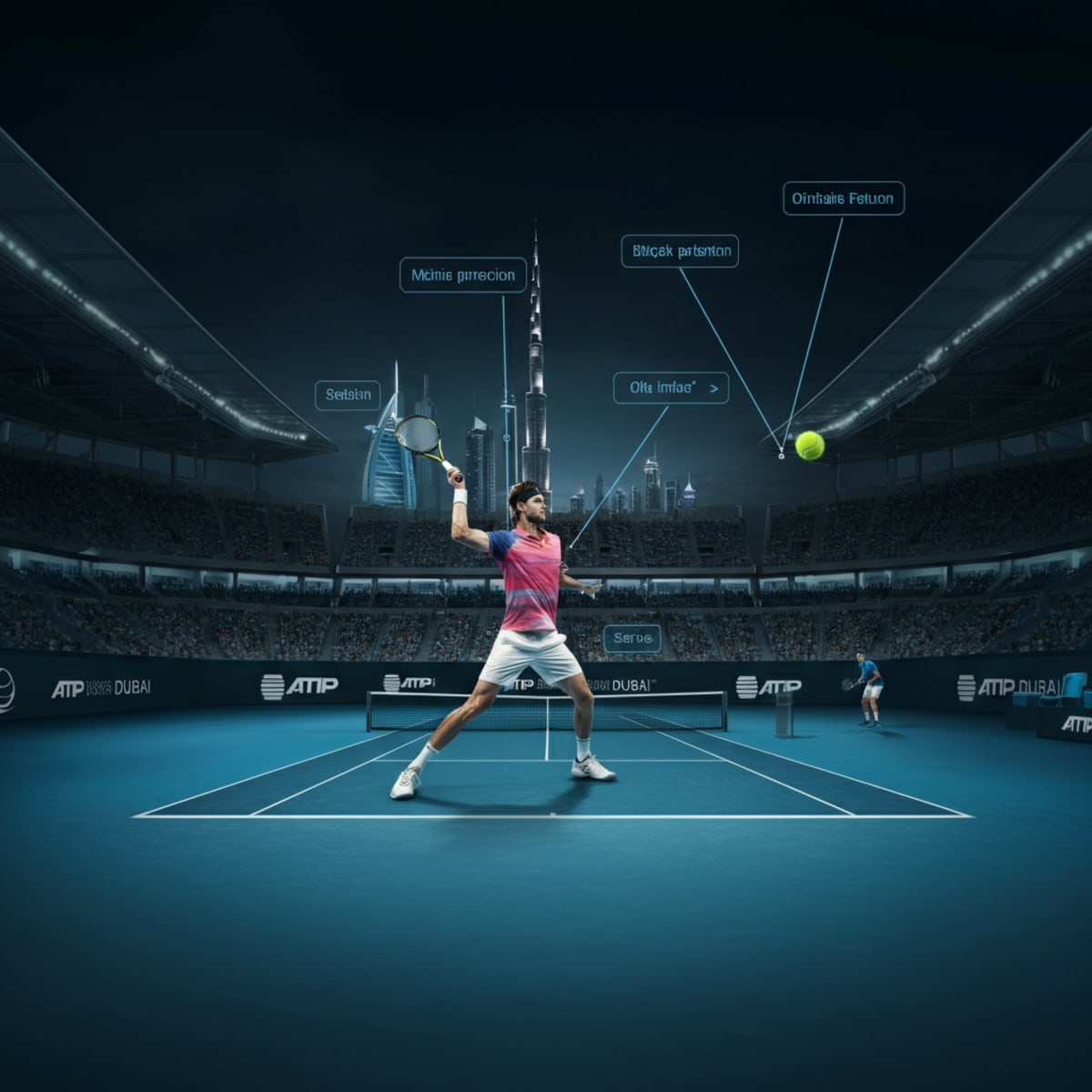 Dubai ATP Semis: FAA vs Medvedev, Rublev's Edge?