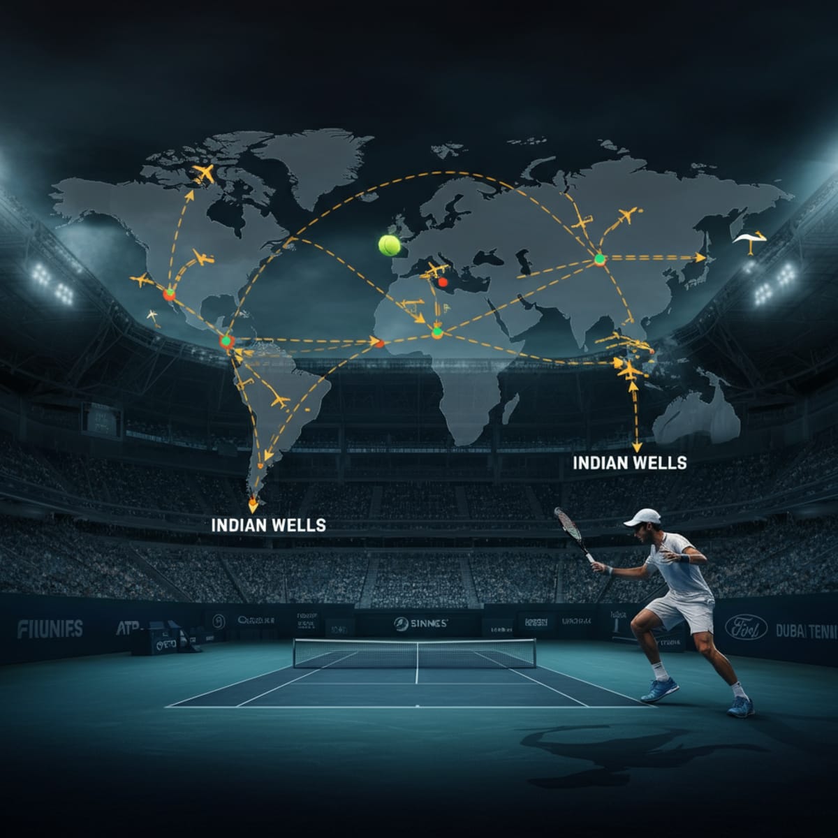 Medvedev Wins Dubai, Griekspoor Injured, Flights Grounded!