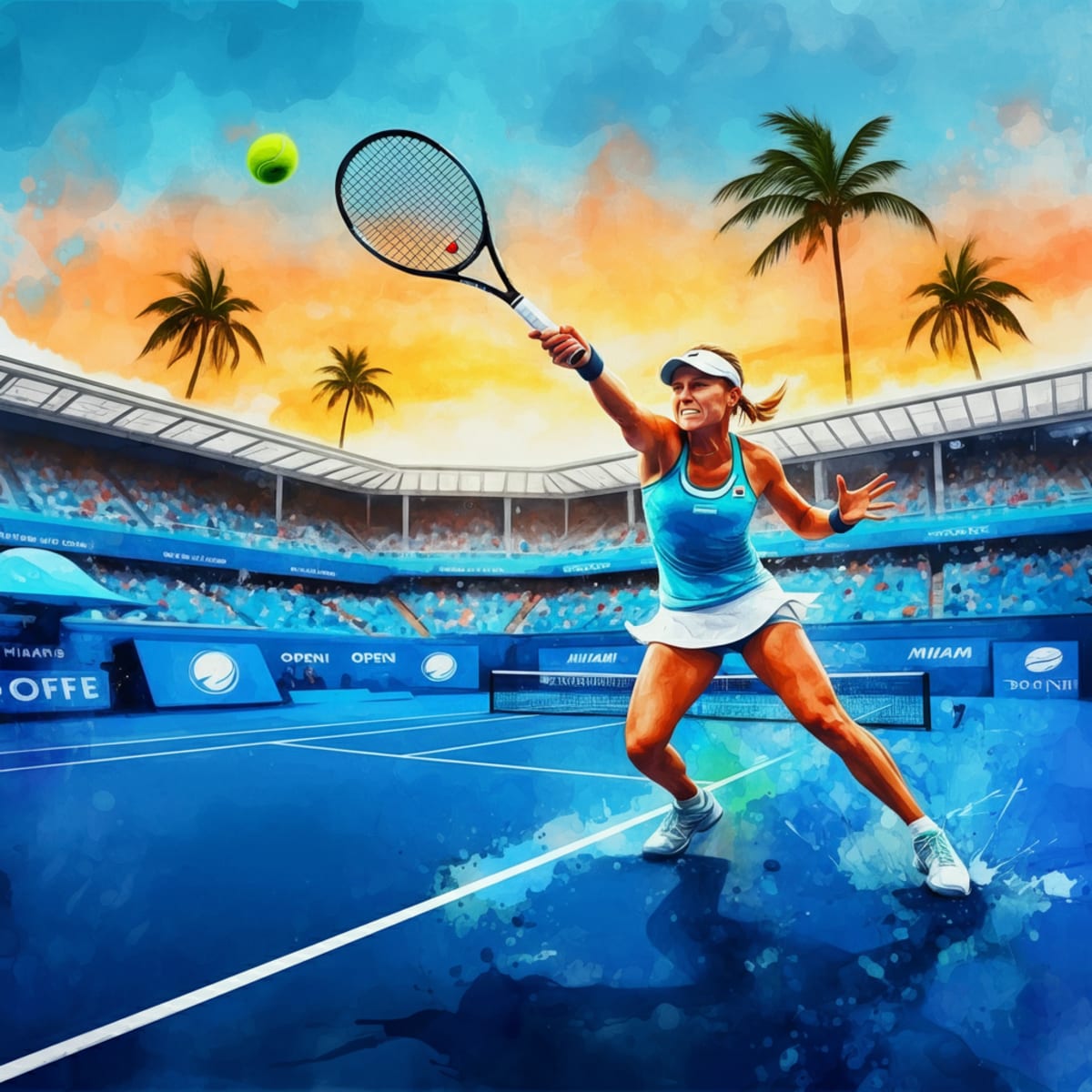 Sabalenka Outlasts Gauff for Miami Open Sunshine Double