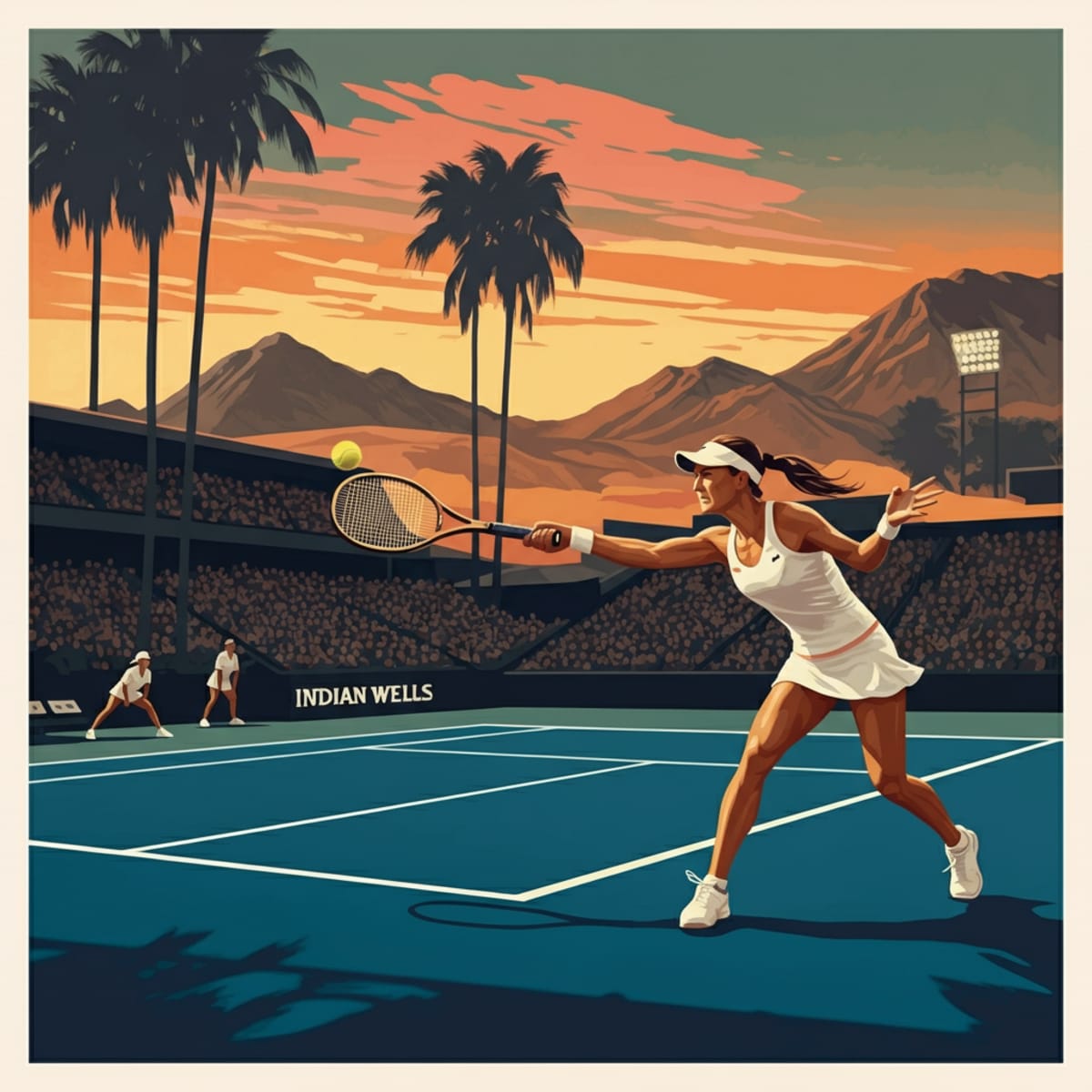 Sabalenka Sweeps Noskova To Reach Indian Wells Final